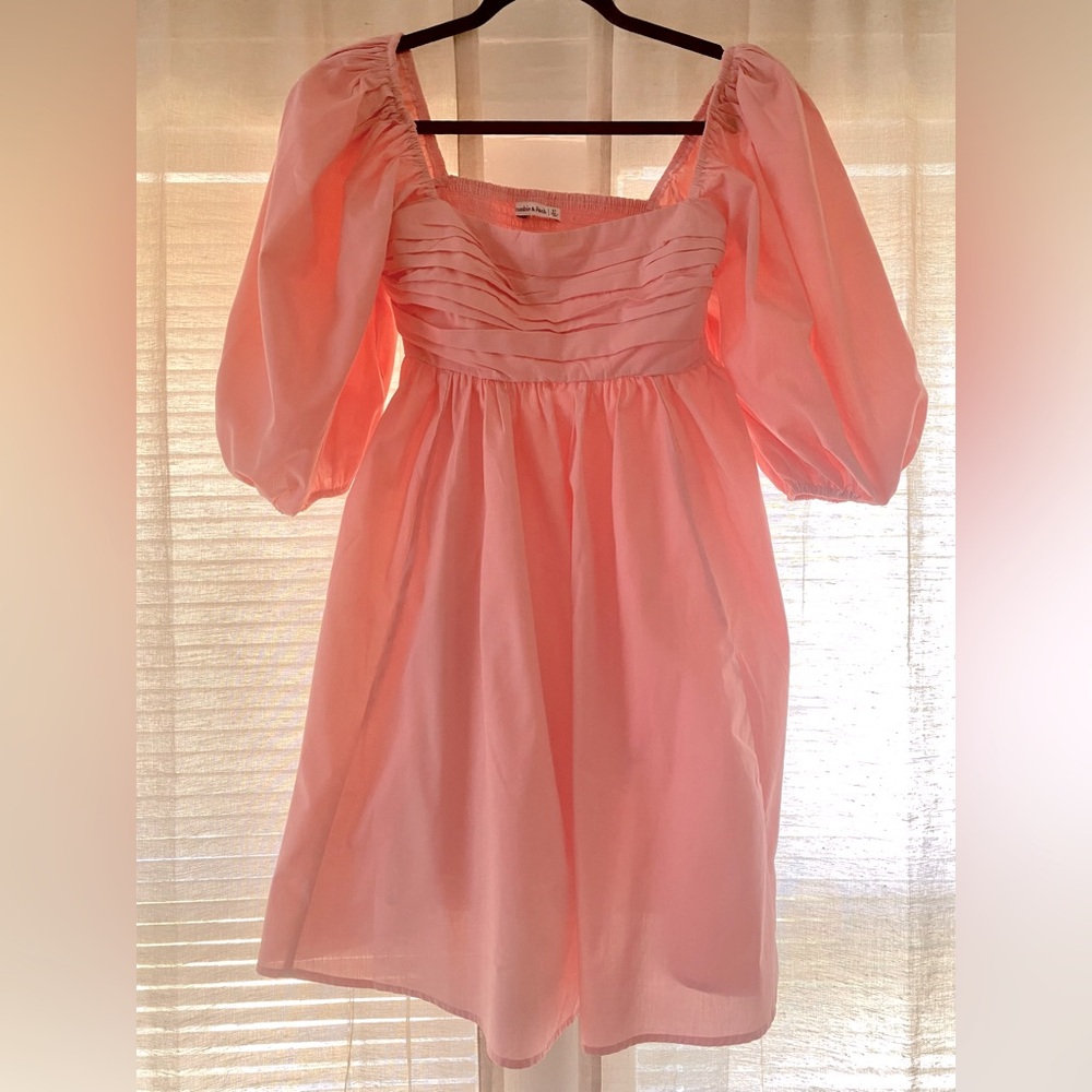 NWT A&F Emerson poplin dress